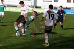 Landesliga - FC Gerolfing - SV Hebertsfelden - Graßl Sebastian #8 grün Gerolfing - Foto: Jürgen Meyer