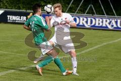 Landesliga SüdOst Fußball - FC Gerolfing - FC Ergolding - Hallmen Philipp #19 grün Gerolfing - Foto: Jürgen Meyer