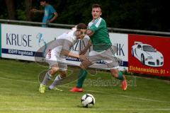 Landesliga SüdOst Fußball - FC Gerolfing - FC Ergolding - Belz Flad #14 grün Gerolfing - Foto: Jürgen Meyer