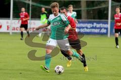 Landesliga - FC Gerolfing - ASV Dachau - Haunschild Philipp (grün Gerolfing) - Foto: Jürgen Meyer