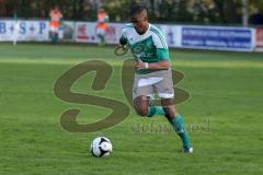 Landesliga - FC Gerolfing - SV Hebertsfelden - Sadadi Itua #5 grün Gerolfing -  Foto: Jürgen Meyer