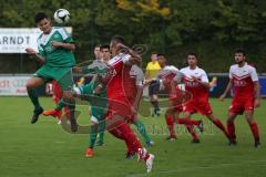 Landesliga Südost - FC Gerolfing - Türkgücü-Ataspor München 3:3 - Ecke Adriano Schmidt Kopfball links