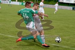 Landesliga SüdOst Fußball - FC Gerolfing - FC Ergolding - Beiz Flad #14 grün Gerolfing - Foto: Jürgen Meyer