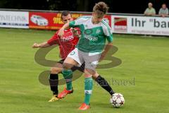 Landesliga - FC Gerolfing - ASV Dachau - Graßl Sebastian (grün Gerolfing) - Foto: Jürgen Meyer