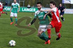 Landesliga Südost - FC Gerolfing - SV Erlbach - Kubicek Andrej #7 grün Gerolfing - Foto: Jürgen Meyer