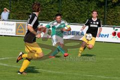 Landesliga - FC Gerolfing -SV Kirchanschöring -  Keskin Onur #10 grün Gerolfing -  Foto: Jürgen Meyer