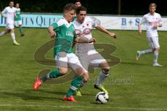 Landesliga SüdOst Fußball - FC Gerolfing - FC Ergolding - Graßl Sebastian #8 grün Gerolfing - Foto: Jürgen Meyer