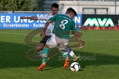 Landesliga - FC Gerolfing - SV Hebertsfelden - Graßl Sebastian #8 grün Gerolfing -  Foto: Jürgen Meyer