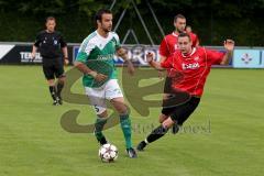 Landesliga - FC Gerolfing - ASV Dachau - Nisse Johannes (grün Gerolfing) - Foto: Jürgen Meyer