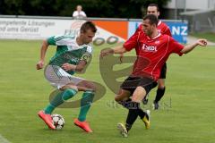 Landesliga - FC Gerolfing - ASV Dachau - Beiz Flad (grün Gerolfing) - Foto: Jürgen Meyer