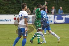 Landesliga 2015/16 - FC Gerolfing - SC Kircheim - Robinson Adrian #19 grün Gerolfing - Foto: Jürgen Meyer