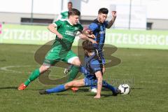 Landesliga 2015/16 - FC Gerolfing - SV Planegg - Krailing - Sebastian Graßl grün Gerolfing - Foto: Jürgen Meyer