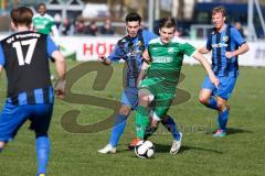 Landesliga 2015/16 - FC Gerolfing - SV Planegg - Krailing - Sebastian Graßl grün Gerolfing - Foto: Jürgen Meyer