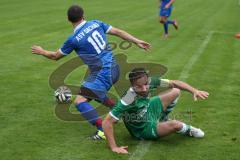 Landesliga 2015/16 - FC Gerolfing - ASV Dachau - Keskin Onur FC Gerolfing - Koston Mathias blau Dachau - Foto: Jürgen Meyer