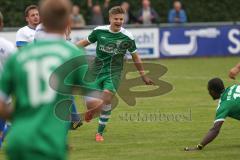 Landesliga 2015/16 - FC Gerolfing - SC Kircheim - Graßl Sebastian #8 grün Gerolfing freut sich über seinen zweiten Treffer - Foto: Jürgen Meyer