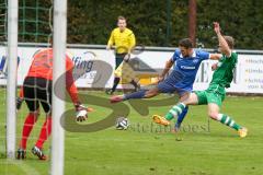 Landesliga 2015/16 - FC Gerolfing - ASV Dachau - Kellner Stefan grün FC Gerolfing - Foto: Jürgen Meyer