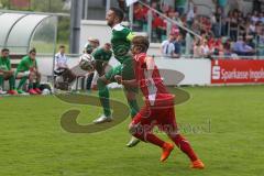 Landesliga 2015/16 - Relegation - FC Gerolfing - TSV Gilching - Keskin Onur grün Gerolfing - Foto: Jürgen Meyer