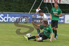 BZL Oberbayern Nord - Saison 2016/17 -  FC Gerolfing - TSV Erding - Maximilian Huber #6 grün Gerolfing- Foto: Jürgen Meyer