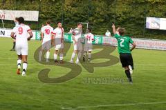 BZL Oberbayern Nord - Saison 2016/17 -  FC Gerolfing - TSV Erding - SV Lohhof - Haunschild Phillipp grün Gerolfing bejubelt den Führungstreffer von Ledl Nicolas - Foto: Jürgen Meyer