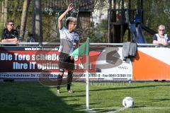 BZL Oberbayern Nord - Saison 2016/17 -  FC Gerolfing - TSV Jetzendorf - Leon Pott #12 weiss Gerolfing beim Eckball - Foto: Jürgen Meyer