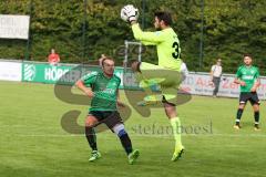 BZL Oberbayern Nord - Saison 2016/17 -  FC Gerolfing - TSV Erding - SV Lohhof - Lovric Den grün Gerolfing kommt einen Schritt zu spät - Di Salvo Fabio Torwart Lohhof - Foto: Jürgen Meyer