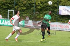 BZL Oberbayern Nord - Saison 2016/17 -  FC Gerolfing - TSV Erding - SV Lohhof - Sowe Pababou grün Gerolfing - Foto: Jürgen Meyer