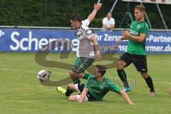 BZL Oberbayern Nord - Saison 2016/17 -  FC Gerolfing - TSV Erding - Maximilian Huber #6 grün Gerolfing- Foto: Jürgen Meyer
