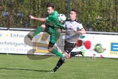 BZL Oberbayern Nord - Saison 2016/17 -  FC Gerolfing - TSV Jetzendorf - Dennis Volk #9 weiss Gerolfing - Foto: Jürgen Meyer