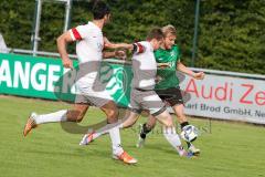 BZL Oberbayern Nord - Saison 2016/17 -  FC Gerolfing - TSV Erding - SV Lohhof - Gabriel Henry grün Gerolfing - Foto: Jürgen Meyer