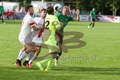 BZL Oberbayern Nord - Saison 2016/17 -  FC Gerolfing - TSV Erding - SV Lohhof - Gabriel Henry grün Gerolfing - Di Salvo Fabio Torwart Lohhof - Foto: Jürgen Meyer