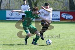 BZL Oberbayern Nord - Saison 2016/17 -  FC Gerolfing - TSV Jetzendorf - Waldemar Stengler #5 Gerolfing - Florian Radlmeier Jetzendorf #16 - Foto: Jürgen Meyer