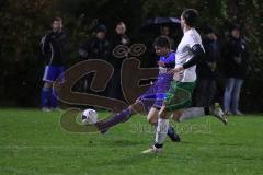 Kreisliga 1 - FC Gerolfing - SV Karlshuld - Tobias Walter blau Karlshuld - Foto: Jürgen Meyer