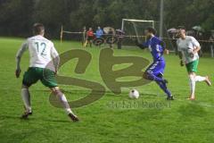 Kreisliga 1 - FC Gerolfing - SV Karlshuld -  Nico Ziegler blau Karlshuld - Foto: Jürgen Meyer