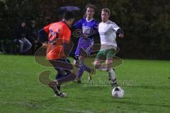 Kreisliga 1 - FC Gerolfing - SV Karlshuld -  Marco Ernhofer Torwart Gerolfing - Matthias Hamm weiss Gerolfing - Foto: Jürgen Meyer