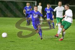 Kreisliga 1 - FC Gerolfing - SV Karlshuld -  Patrick Busche blau Karlshuld - Foto: Jürgen Meyer