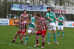 FC Gerolfing II - TSV Kösching II - Klauser Pavel (#10 Gerolfing grün) - Büchl Michael (#2 Kösching rot) - Foto: Jürgen Meyer