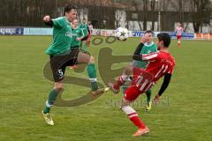 Kreisliga - FC Gerolfing II - FC Hepberg - Huber Maximilian #5 grün Gerolfing - Anikin Benjamin #11 rot Hepberg - Foto: Jürgen Meyer