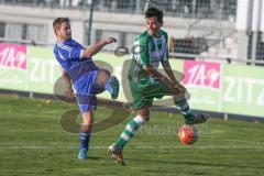 Kreisklasse - FC Gerolfing II - TSV Mailing - Adar Gectan grün Gerolfing II - Balazs Bartok blau Mailing  - Foto: Jürgen Meyer