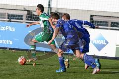 Kreisklasse - FC Gerolfing II - TSV Mailing - Adar Gectan grün Gerolfing II - Balazs Bartok blau Mailing - Manuel Besel blau #4 Mailing -  Foto: Jürgen Meyer