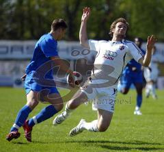 FC Ingolstadt 04 - SpVgg Elversberg - Steffen Wohlfarth wird gefoult