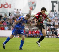 FC Ingolstadt - Hertha BSC - schmidt und Maximilian Mies vor dem tor