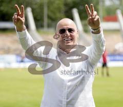 FSV Frankfurt - FC Ingolstadt 04 - 24.03.08 - Jackwerth siegessicher vor dem Spiel