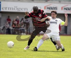 FC Ingolstadt 04 - Wacker Burghausen - 03.05.08 - Ali Gerba kam nicht zum Abschluß