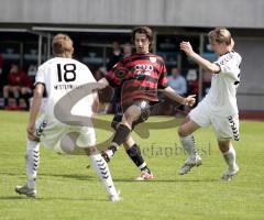 FC Ingolstadt 04 - Wacker Burghausen - 03.05.08 - Markus Karl hatte es schwer im Mittelfeld