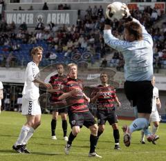 FC Ingolstadt 04 - Wacker Burghausen - 03.05.08 - alle drei Stürmer schaffen es nicht- Wohfahrt - Zecke - Demir