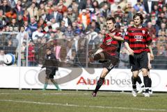 FC Ingolstadt - FC Bayern II - 29.03.2008 - Stefan Leitl und Markus Karl