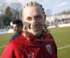 FC Ingolstadt - FC Bayern II - 29.03.2008 - Alex buch nach dem Spiel