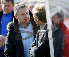 FC Ingolstadt 04 - Bayern II - Harald Gärtner mit Trainer Thorsten Fink