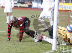 FC Ingolstadt - FC Bayern II - 29.03.2008 - Gerba köpft ins Tor, leider Abseits