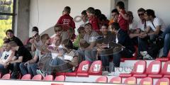 FC Ingolstadt 04 -Spvgg Unterhaching- Toto Pokalfinale - die Erste auf der Tribüne